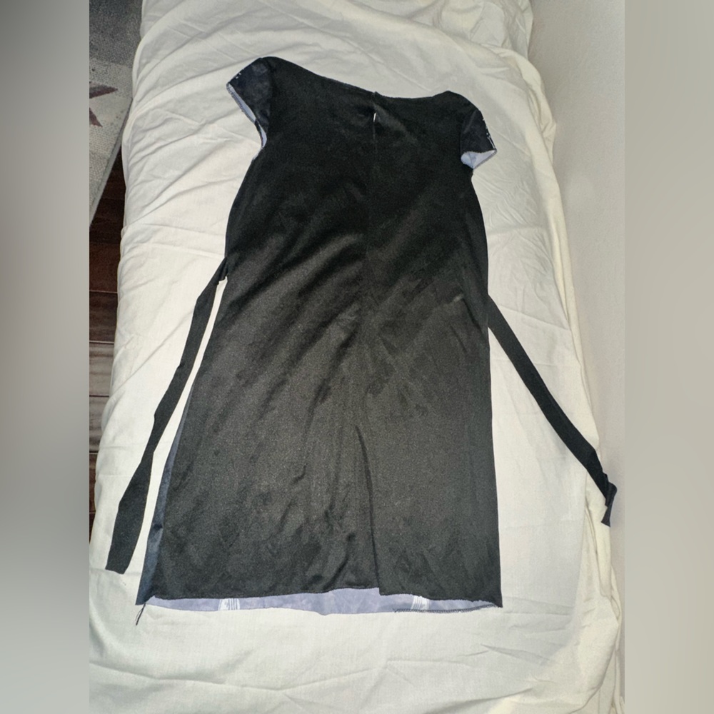 Women’s Skeleton Dress - Black and White - Picture 7 of 15